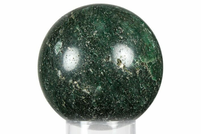Polished Fuchsite Sphere - Madagascar #349747